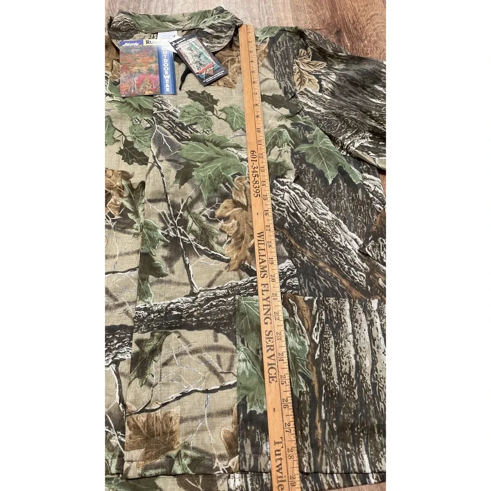 Realtree Liberty Camo Hunter Large Jacket Zip Lightweight Mesh NWT USA Men's